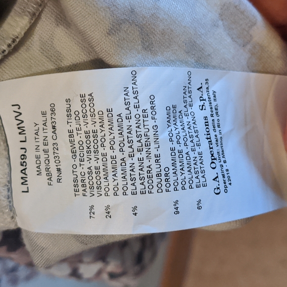 Armani Collezioni Deep Plunge Midi Dress - Picture 7 of 7